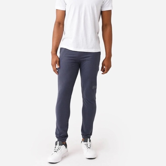 Vuori men’s Balboa sweatpants pants jogger sz medium blue cotton sweats - Picture 2 of 8